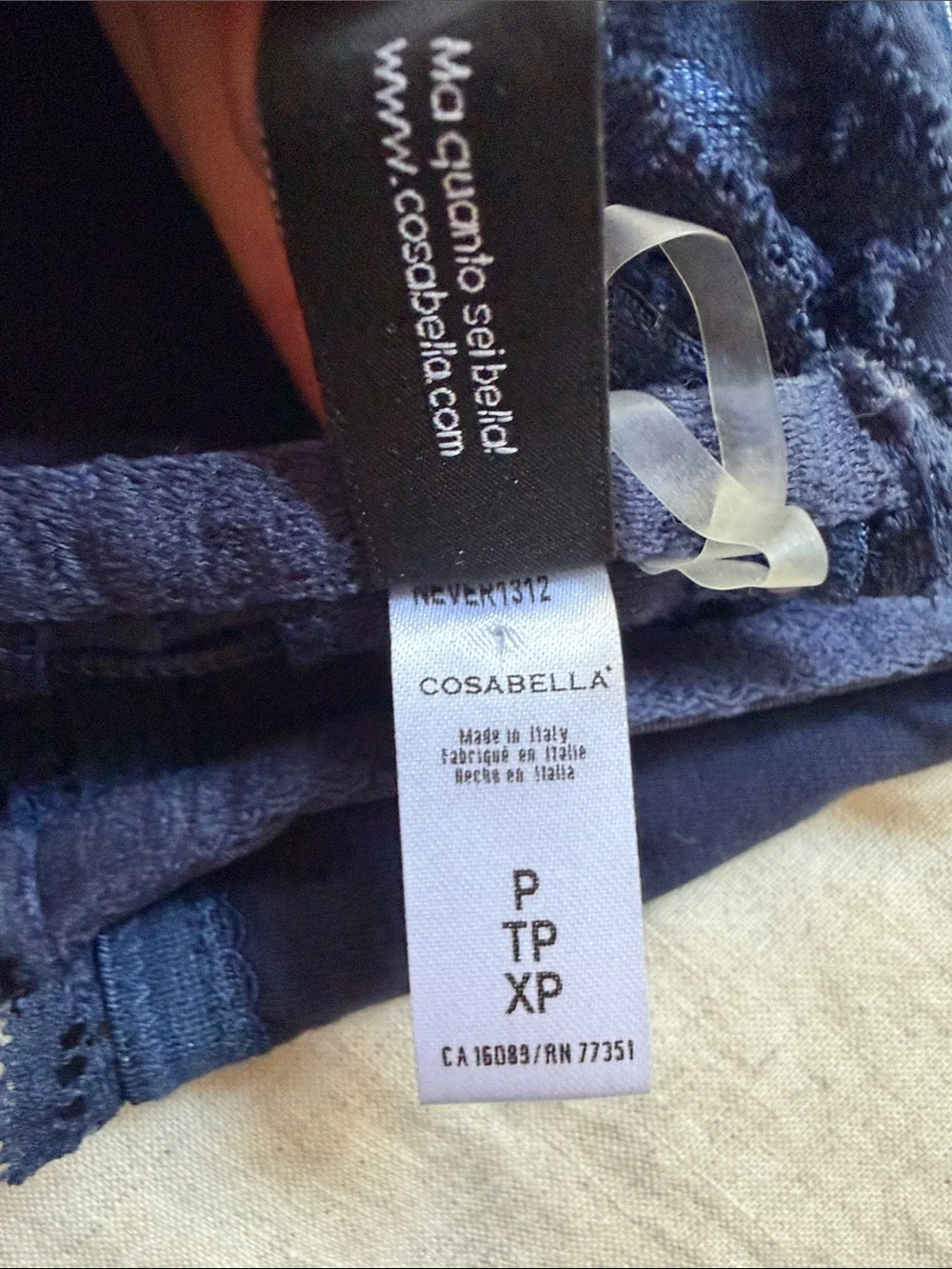 Cosabella navy blue